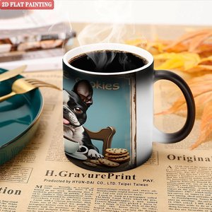 Frosted Black 11oz Ceramic Heat Activated Mug <b>Easter</b> Holiday Novelty <b>Cup</b> - Product Image 5