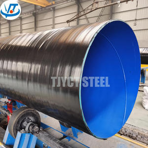 Tuyau d'acier soudé par spirale de tuyau d'acier de l'acier au carbone SSAW DN200 DN250 SCH40 pour le tuyau dragué - Product Image 1