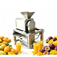Kleine schaal passievruchten pulpmachine & pulp extractiemachine automatisch 220V motor hoge productiviteit voor fruitverwerkingsbedrijven