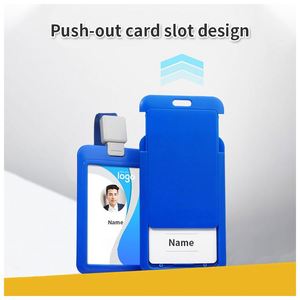 Hot Sale Office <b>Lanyard</b> Plastic Multicolor Works Card Holder for Corporate - Product Image 4