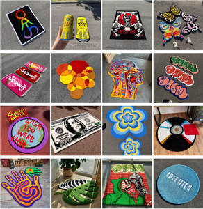 Siêu Mềm Tufted Acrylic Trong Nhà Hiện Đại Shag Khu Vực Thảm Mượt Mịn Fluffy Chống Trượt Cho Phòng Ngủ Phòng Ăn Phòng Khách Trẻ Em - Product Image 3