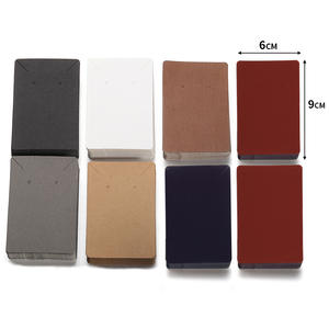 Benutzer definierte gedruckte Logo Schmuck Ohrring halter Halskette Verpackung Display Papier karten - Product Image 5