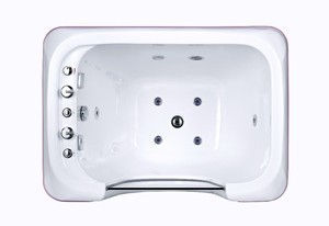 <span class=keywords><strong>Vasca</strong></span> da Bagno per Neonati Sunrans in Acrilico Rosa con Finestra Trasparente per Idroterapia - Product Image 2