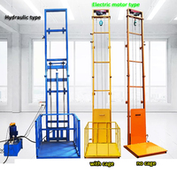 Mini-ascenseur hydraulique mural CE pour entrepôt, 110 V/220 V, pour le transport de marchandises et de personnes