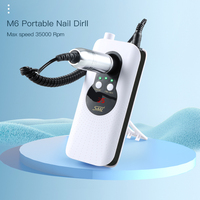 Machine à polir les ongles sans fil professionnelle de haute qualité, mini perceuse à ongles diamantée sans balais, portable, rechargeable par USB