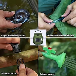 Carpa de Privacidad Portátil para Acampar con Kit de Ducha Exterior, Protección UV, Uso en las Cuatro Estaciones, Bolsa de Ducha de 5 Galones - Product Image 3