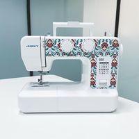 Nouvelle machine à coudre électrique portable multifonctionnelle JUKKY 6824, fabriquée en Chine, pour la confection de vêtements à domicile, mini machine à coudre
