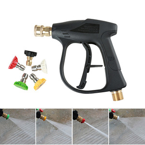 Pistola pulverizadora para lavado de coches transfronterizo con núcleo de cobre, conectores rápidos, 5 colores, presión ajustable 3000psi 150bar, ingeniería - Product Image 3
