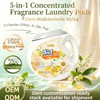 Granulés de lessive parfumés multi-usages COCO pour le nettoyage et la conservation de l'arôme - Granulés de lessive en boîte anglaise