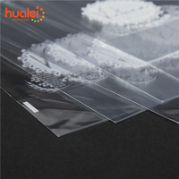 Conception Personnalisée Transparent Opp Plat Ouvert Fond Carré Gousset Alimentaire Gâteau Bonbons Cookie Boulangerie Pain Emballage en Plastique Sacs en Caoutchouc