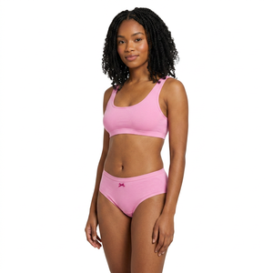 Tangas de punto ligeras para mujer, OEM, de algodón suave, transpirables, ecológicas, sin costuras, ropa interior al por mayor de primera calidad - Product Image 1