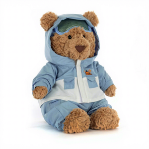 En Existencia, Nuevo Juguete de Peluche Corto de Conejito de Nieve de <span class=keywords><strong>Barcelona</strong></span> Ski Bear, Relleno de Algodón PP para Jóvenes (7-14 Años), Producto Navideño - Product Image 3