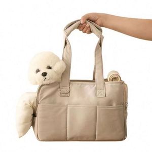 Sac de transport pour animaux de compagnie (chats et chiens) personnalisé avec logo, grande capacité, multifonction, portable, petit format, pour extérieur, unisexe, fabriqué en usine BSCI. - Product Image 4