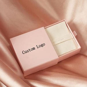 Cajas de Joyería de Cartón Beige de Alta Calidad con Logotipo Personalizado para Collares y Pendientes, Solución de Empaque Premium - Product Image 1