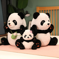 Peluche Panda Éducative pour Anniversaire et Noël, Vente en Gros, Faible MOQ, Jouets en Peluche Panda Personnalisés