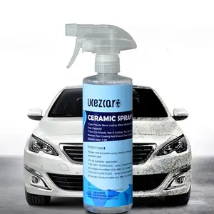 Caliente UCEZCAR + coche Nano cerámica revestimiento pulido pulverización cera para Auto agente cerámica capa rápida pulido y sellador Spray