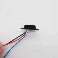 Interrupteur avec contrôle de la température en Silicone, bouton On/Off, bouton poussoir, 2 pièces