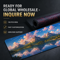 Tapis de souris personnalisé XXL en tissu polyester imperméable, tapis de jeu, tapis de bureau, tapis de souris par sublimation, tapis de jeu personnalisé