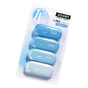 Ensemble de rubans correcteurs <span class=keywords><strong>d</strong></span>égradés Kawaii (lot de 4) - Rubans correcteurs <span class=keywords><strong>d</strong></span>égradés colorés et vibrants, mini format avec cartes blister - Product Image 6