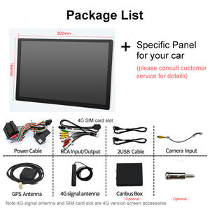 13.1 ''Qcta Core 4G DSP Qled écran Tesla Style lecteur multimédia stéréo de voiture Carplay Android autoradio pour <span class=keywords><strong>IVECO</strong></span> Daily 2017 ~ 2022 - Product Image 2