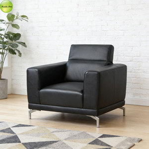 Sofá de Cuero Cómodo y Duradero al por Mayor, Estilo Nórdico Moderno para Sala de Estar/Oficina - Product Image 4