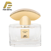 Étiquette métallique personnalisée OEM & ODM avec logo pour flacon de parfum