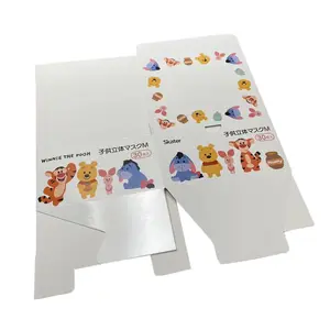 Scatola di immagazzinaggio di cartone stampata personalizzata all'ingrosso della fabbrica aspetto delicato scatola pieghevole di carta con Logo