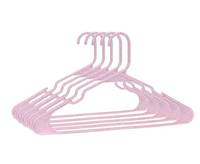 Cintres en plastique rose antidérapants pour usage quotidien, vente en gros, durables, en paille de blé – Offre spéciale