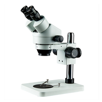 Trinocular Metallurgical Stereo Microscope with Extra 5MP Camera 57.2-13.3mm Eyepiece Field of View 10* Eyepiece