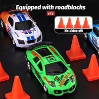 Coche RC Miniatura 1/58, Juguete de Bolsillo Portátil en Lata, Coche de Carreras con Control Remoto Inalámbrico, Mini Coche RC de Derrape