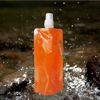 Personnalisé Réutilisable Pliable Stand-up Boisson Remplissage Bouteille D'eau Boisson Énergétique Bec Poche Sac Sacs En Plastique