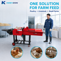 Machine à pétrir la paille pour l'alimentation des bovins, à large entrée, robuste, à fonctionnement facile, faible entretien, coupe uniforme