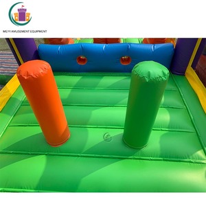 Casa de juegos con tobogán para niños, Mini <span class=keywords><strong>castillo</strong></span> hinchable con túneles, <span class=keywords><strong>Castillo</strong></span> de salto inflable - Product Image 5