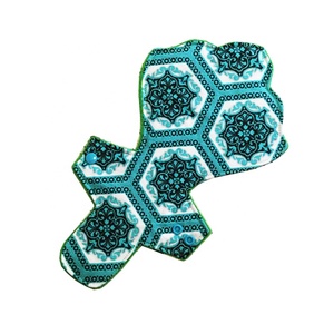 Alta calidad reutilizable de algodón orgánico de las mujeres servilleta sanitaria Pad buen precio almohadillas de tela - Product Image 4