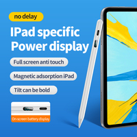 Stylet pour tablette en aluminium de luxe, OEM, avec logo personnalisé, détection d'inclinaison, rejet de la paume, écriture, fourni par l'usine