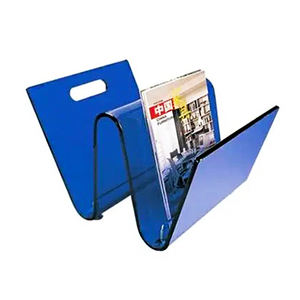 מותאם אישית מודרני ברור אקריליק מדף אחסון מגזין W פייברגלס מגזין תצוגת Stand מחזיק עבור חנויות - Product Image 2