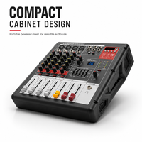 Console de mixage audio professionnelle en métal 4 canaux AOFO MX-403 avec 16 effets DSP et interface USB