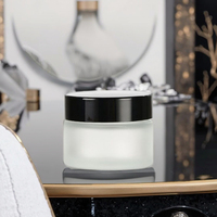 5g 10g 15g 20g 50g 100g pot de crème en verre transparent 30g pot en verre cosmétique pour crème pour le visage pot en verre avec emballage à couvercle à vis en aluminium