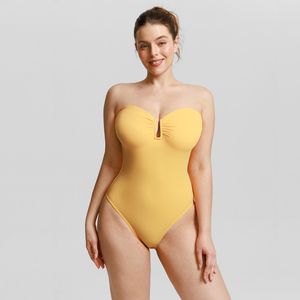 <span class=keywords><strong>Maillot</strong></span> <span class=keywords><strong>de</strong></span> <span class=keywords><strong>bain</strong></span> gainant sans bretelles en maille filet avec maintien abdominal, coussinets amovibles, service OEM, respirant et écologique, vente en gros - Product Image 3