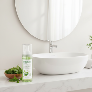 Bálsamo Limpiador de Poros Profundos con Té Verde + LHA 150ml, Limpiador Facial Herbal para Piel Grasa, Gel Purificante - Product Image 3