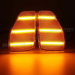 2 luces LED de señal de giro para Hummer H3 2005/2006-2010 H3T 2009-2010, luz de repetidor lateral, reflector, lámpara de guardabarros delantero - Product Image 5