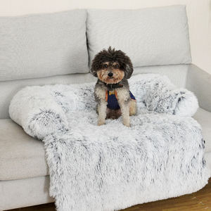 Manta de felpa suave y cálida para perro, manta lavable gris y rosa, Cama grande, venta al por mayor - Product Image 2