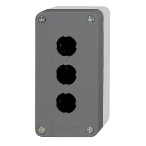 กล่องสวิตช์ปุ่มกดควบคุมสีเทาเข้มรุ่น Xald Series - Product Image 1