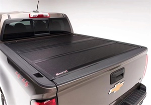 Tapa Rígida de Plataforma Cuádruple de Aluminio a Medida, Resistente, con Cierre Impermeable para Camionetas GMC Sierra, Chevy <span class=keywords><strong>Silverado</strong></span>, Dodge - Product Image 3