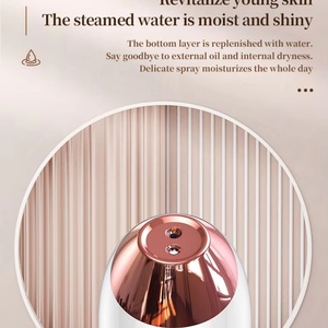 Vaporizador Facial Iónico Portátil de Lujo, Rociador de Vapor Facial Frío y Caliente, Limpiador Profundo, Hidratante, Sauna Facial - Product Image 6