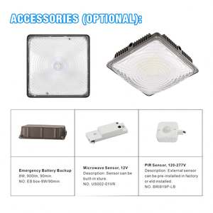 Lámpara LED para Techo Superbrillante al por Mayor, IP65, Ángulo de Haz de 180°, 160lm/W, 40W/60W/120W, CRI>80, para Uso en Almacenes y Oficinas - Product Image 4