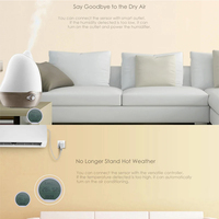 Monitor Kualitas Udara Tuya Smart ZigBee dengan Layar OLED, Bertenaga Baterai, Desain Lipat, Bekerja dengan Google Assistant