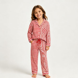 Bamboo Christmas Pajamas for Women Set Long Sleeve Holiday <b>Pjs</b> Women's Nightwear Soft Lounge Set Family Pajamas - Product Image 5