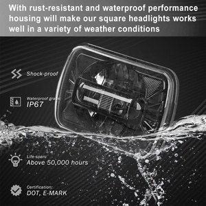 Đèn Xe Địa Hình Đèn <span class=keywords><strong>Led</strong></span> 24 12V Đèn Xe Tải Pickup Cho Faros Loa Jw <span class=keywords><strong>Led</strong></span> 7X6 <span class=keywords><strong>7X5</strong></span> Pulgadas Đèn Pha <span class=keywords><strong>Led</strong></span> 5X7 - Product Image 4