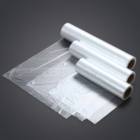 Bolsas de Comestibles de HDPE Grueso en Rollo, Aprobadas por la FDA, Inodoras, Transparentes, para Mercados de Agricultores y Venta Minorista
